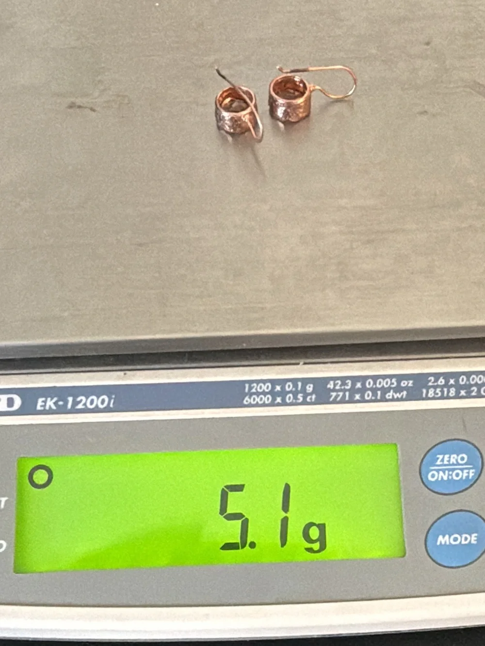 Silpada Rose Gold Sterling Silver with Champagne Quartz Earrings